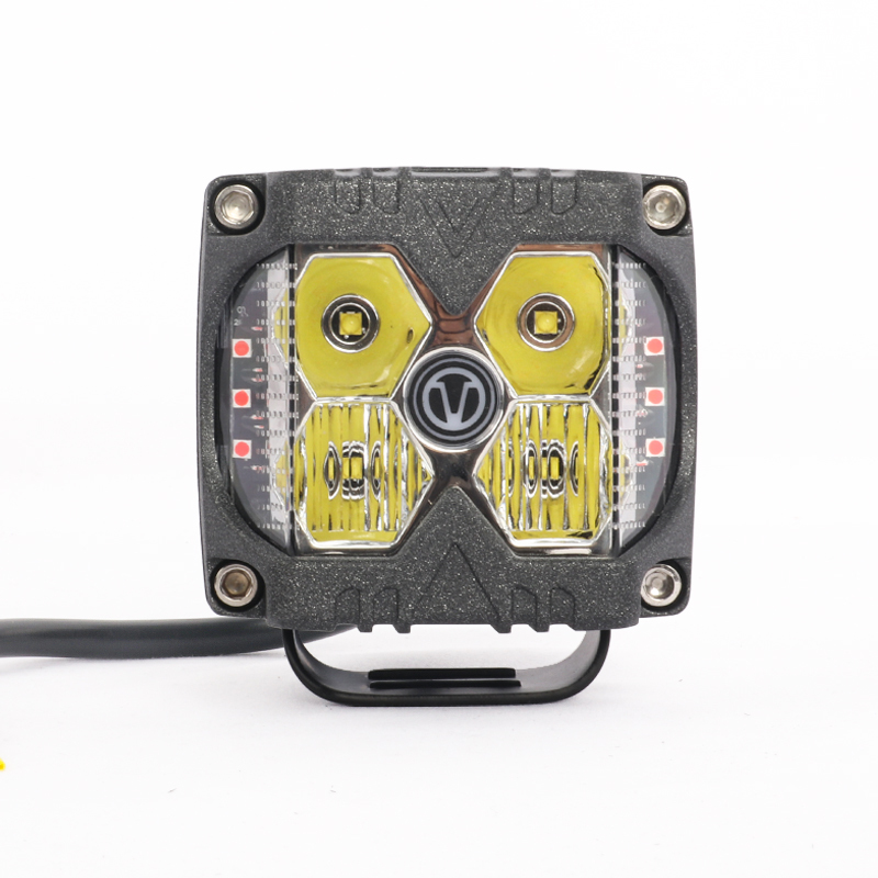 New Design Led Work Motorcycle Owl Light 4 Inch 40w Spot Beam Led Driving Lights Auxiliary Headlights