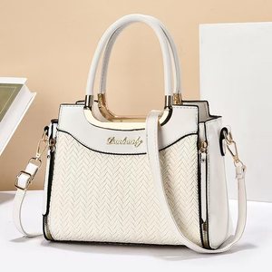 Bolsos de mano para mujer al por mayor, de piel sintética con patchwork, estilo nuevo, bolsos de señora - Product Image 2