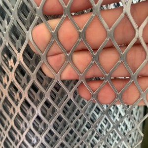 Rhombic Steel Plate <b>Mesh</b>, Metal Stretching and Expanding Filter <b>Net</b>, Decorative <b>Net</b>, Galvanized Stainless Steel <b>Mesh</b> - Product Image 3