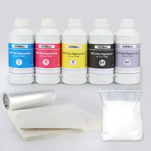 Universal Bulk PET Film Textile Pigment Ink Consumables Refill White DTF Ink For Epson L1800 5113 4720 I3200 DX4 DX5 DX7 Printer