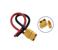 Câble de charge de batterie LiPo pour drones RC, faisceau de câbles connecteur XT90 de longueur personnalisée, prise mâle/femelle, extension en silicone pour machines