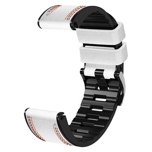 Classique En Gros Remplacement Sport Silicone Montre 22mm 26mm Bracelet Bracelet Bracelet Pour <span class=keywords><strong>Garmin</strong></span> <span class=keywords><strong>Fenix</strong></span> <span class=keywords><strong>6X</strong></span> 7X - Product Image 3