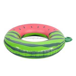 Divertido Durable redonda inflable frutas sandía natación anillo del tubo para piscina fiesta decoraciones - Product Image 4