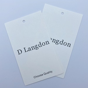 Bán Buôn Tùy Chỉnh Logo Giấy Swing Treo Tag Cho Quần Áo - Product Image 6