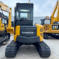 Mini-excavatrice Komatsu PC40MR d'occasion, 4 tonnes, 160 heures, d'origine japonaise, homologuée CE, chenilles en caoutchouc, mini-excavatrice compacte d'occasion