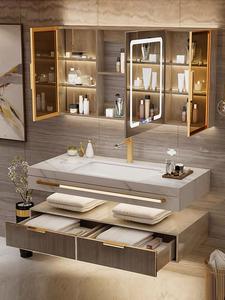 Luxury Hotel European <strong>Style</strong> Wall Mounted <strong>Bathroom</strong> Vanity High Quality <strong>Bathroom</strong> Cabinet Set - Product Image 6