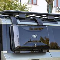 Boîte de rangement latérale verrouillable Qianyu ABS pour Defender L663 90 110 130, porte-équipement tout-terrain à fixation par vis, boîte utilitaire 2015-2016