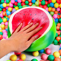 Jouet anti-stress Lanhang Toys en forme de pastèque géante, à montée lente, modèle de fruit simulé, vente en gros