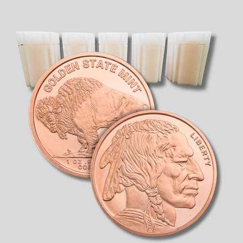 Moneda de Cobre Buffalo de 1 oz