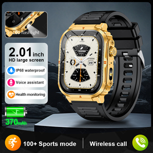<span class=keywords><strong>Montre</strong></span> intelligente <span class=keywords><strong>Lige</strong></span> BW0908 avec lampe de poche, étanche IP68, écran de 2,01 pouces, appels sans fil, surveillance de la fréquence cardiaque, météo, montres de sport - Product Image 4