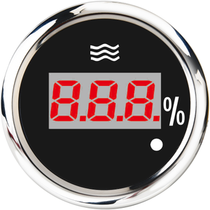 52mm Black Face Rotlicht Konvexe Linse Wasserstands anzeige mit Warnung Wasserdicht Rostfrei für Marine Yacht Boot - Product Image 5