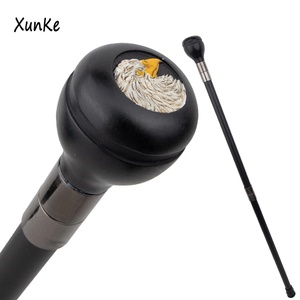 Noir Vintage tête d'aigle décoré bâton <span class=keywords><strong>de</strong></span> marche affaires Gentleman Style <span class=keywords><strong>britannique</strong></span> canne <span class=keywords><strong>de</strong></span> marche Halloween Cosplay accessoires - Product Image 3