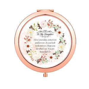 Espejo compacto grabado <span class=keywords><strong>para</strong></span> mi hija con citas inspiradoras, regalos de graduación de <span class=keywords><strong>cumpleaños</strong></span> de Navidad <span class=keywords><strong>Para</strong></span> Hija <span class=keywords><strong>nieta</strong></span> - Product Image 2