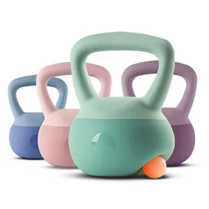 Pvc Soft Kettlebell Slam Kettlebell Krafttraining Soft Kettlebell bequemstes Fitness-Kettlebell