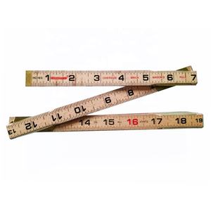 Règle pliante personnalisable en bois FSC de 72 po et 6 pieds pour charpentiers, maçons et plombiers - Product Image 2