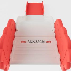 Nouveau design intérieur bébé petit <span class=keywords><strong>dinosaure</strong></span> forme maison <span class=keywords><strong>toboggan</strong></span> en plastique environnement protection matériel jouer jeu jouet - Product Image 4