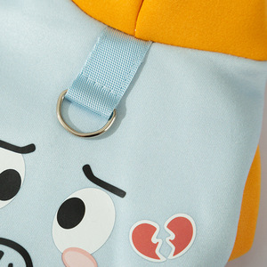 Otoño Invierno nuevo suéter de cachorro 25 años de edad lindo oso de peluche expresión terciopelo fino cálido ropa para mascotas para perros impreso poliéster - Product Image 4