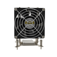 COOLSERVER 115X 1155 1151 Refroidisseur de CPU de bureau actif en cuivre pur Dissipateur thermique de refroidissement par air pour PC