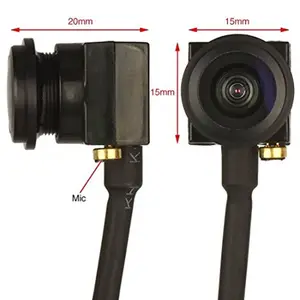 Máy Quay Cỡ Nhỏ HD 1000TVL, Máy Quay Analog Video Và Âm Thanh Góc Rộng Toàn Cảnh Mắt Cá