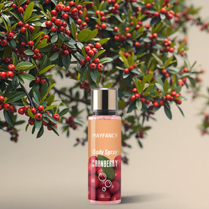 Winter Cranberry Garden 250ml Eau De Parfum <span class=keywords><strong>Femme</strong></span> Parfum Déodorant Spray Corporel Longue Durée pour Femmes Bouteille en Verre Brume Corporelle - Product Image 1
