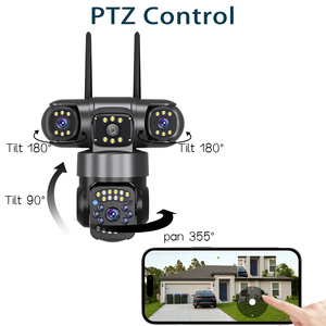 フルカラーナイトビジョン6MP 3レンズWiFi 6デュアルバンド屋外セキュリティカメラ - Product Image 2