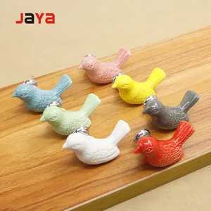 JAYA Ceramic European pigeon embedded cartoon children's cabinet drawer single hole handle
