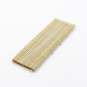 竹製寿司巻き器 軽量 簡単洗浄 寿司カーテンマット 炭化カラー 初心者向け寿司メーカー ホットセール中 - Product Image 1