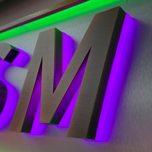 Darek <strong>Custom</strong> Metal LED Backlit Signage for Smoke Shops Cars Companies Hospitals and Parks Outdoor Illuminated <strong>Display</strong> - Product Image 3