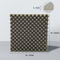 Mousse acoustique insonorisante écologique moderne en polyuréthane, couleurs personnalisables pour le contrôle du bruit, hôtels, bureaux, KTV, total