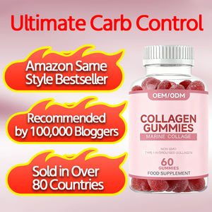 Gomitas de Colágeno Hidrolizado con Vitamina C, Biotina y Ácido Hialurónico, Suplemento de Belleza para Cabello, Piel y <span class=keywords><strong>Uñas</strong></span>, Fórmula sin Azúcar con Pectina - Product Image 4