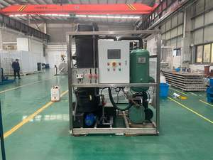 Hine de fabrication de glace de tube industriel refroidi par air de 1 tonne de programme de Siemens de compresseur NES-1TT Copeland - Product Image 2