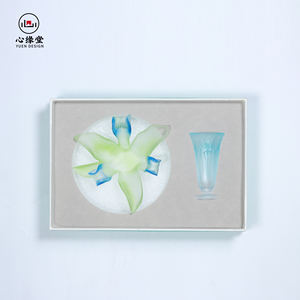 Set Cangkir Teh Kristal Buatan Tangan yang Elegan Set Cangkir Teh Kristal yang Indah untuk Pengalaman Minum Teh yang Lebih Baik - Product Image 5