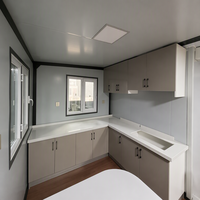 Maisons conteneurs modernes en acier extensibles et pliables, villas commerciales préfabriquées de 2 à 3 chambres, 20 pieds, 30 pieds, résistantes aux tremblements de terre 5+