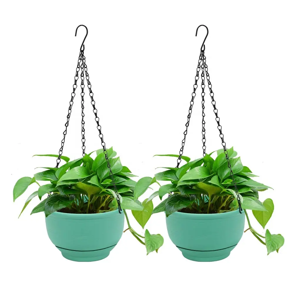 Promotional Metal Hanging Planter Basket Decorative Flower Pots Hanger Flower pot hanging chain for Garden