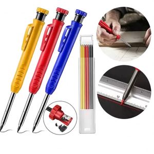 2.8mm Deep Hole Mechanical Carpenter Pencil for Woodworking Construction Architect Built-in Sharpener Marker Pen - Product Image 1