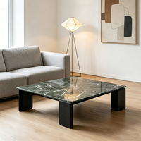 Table d'appoint en pierre moderne et durable, table basse simple, meuble multifonctionnel pour salon