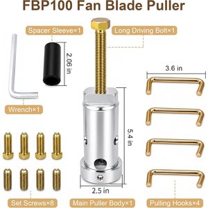 FBP 100 Fan Blade Hub <b>Puller</b> Heavy Duty Steel HVAC Removal <b>Tool</b> Replace 40852 - Product Image 2