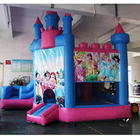 Maison de rebond de princesse géante en PVC personnalisée Château de saut gonflable commercial pour enfants Château de toboggan jouet bon marché