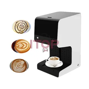 艺术定制打印机数字3D食品打印面包打印机马卡龙食用打印机在咖啡上打印照片