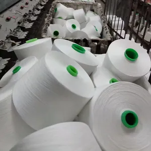 Toptan tedarikçisi düşük eşitsizlik yarı donuk Polyester dikiş ipliği 62/3 ile 100% Yizheng Fiber