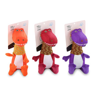 Divertimento Del Cane Prodotti Per Animali Domestici Del Cane Animale Squeaky Giocattoli panno di oxford Giocattoli Dinosauro - Product Image 1