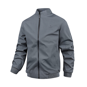 Veste de sport coupe-vent pour homme, col montant, décontractée, pour les trajets quotidiens, élastique, légère, chaude et confortable, tendance - Product Image 2