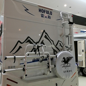 2025 bon prix de bonne qualité RV classique Compact porte-vélos caravane échelle adaptée pour RV/remorque/ - Product Image 6