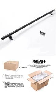 Modern Durable Mobile Iron Art Ladder <b>Bookshelf</b> with Track for Apartment and Hotel Use Indoor Single Ladder - Product Image 6