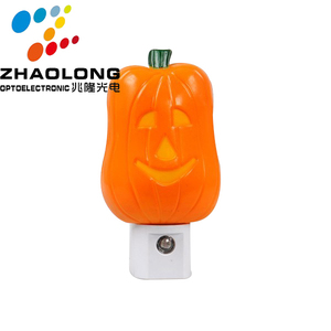 Halloween hogar Decoración calabaza foto LED Sensor <span class=keywords><strong>de</strong></span> luz <span class=keywords><strong>de</strong></span> <span class=keywords><strong>la</strong></span> <span class=keywords><strong>noche</strong></span> - Product Image 2