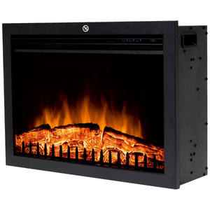 Cheminée électrique intelligente de haute qualité 24 pouces avec commande Wifi Tuya, effet de flamme LED, cheminée électrique encastrée - Product Image 2