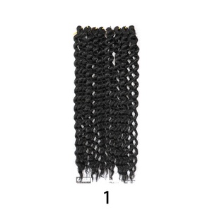 Vente chaude directe usine de perruques pour le commerce extérieur : Lot de 8 pièces de cheveux synthétiques <span class=keywords><strong>à</strong></span> crocheter <span class=keywords><strong>à</strong></span> basse température, boucles italiennes, style africain transfrontalier - Product Image 5
