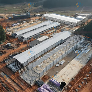 인기있는 아연 도금 맞춤형 조립식 강철 구조 엔지니어 건물 가금류 농장 닭장 집 - Product Image 5