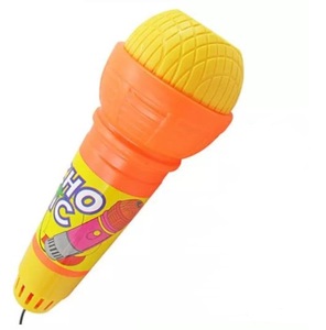 Mikrofon gema model anak-anak, mainan plastik latihan eloquence, kemampuan hosting puzzle model mikrofon gema anak - Product Image 3