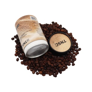 Envases de Tubo de Papel Impresos Personalizados de Grado Alimenticio para Café, Té, Matcha en Polvo, Caja Cilíndrica Kraft Biodegradable, Frascos Premium - Product Image 3